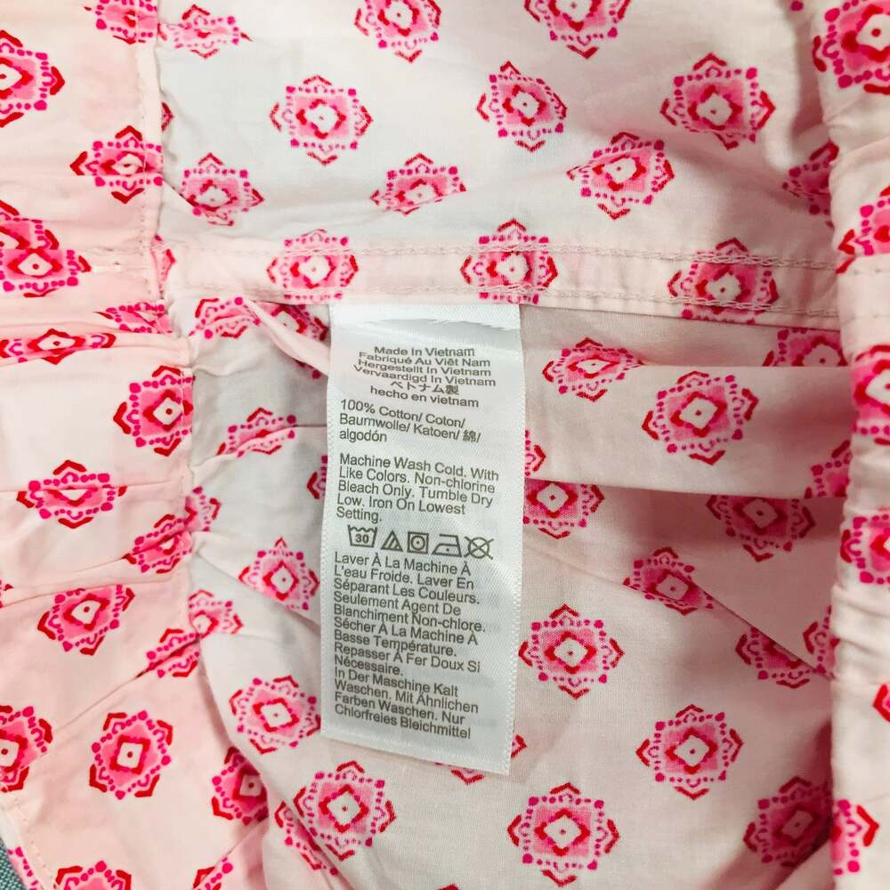 J Crew Women’s Large Pajama Lounge Pants 100% Cotton Lightweight Pink New BX11 - Picture 4 of 7